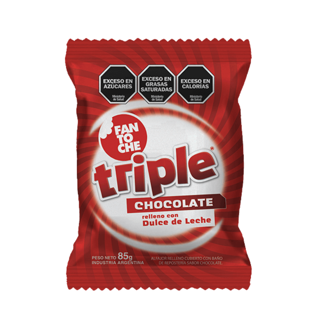 Alfajor Fantoche Triple Negro