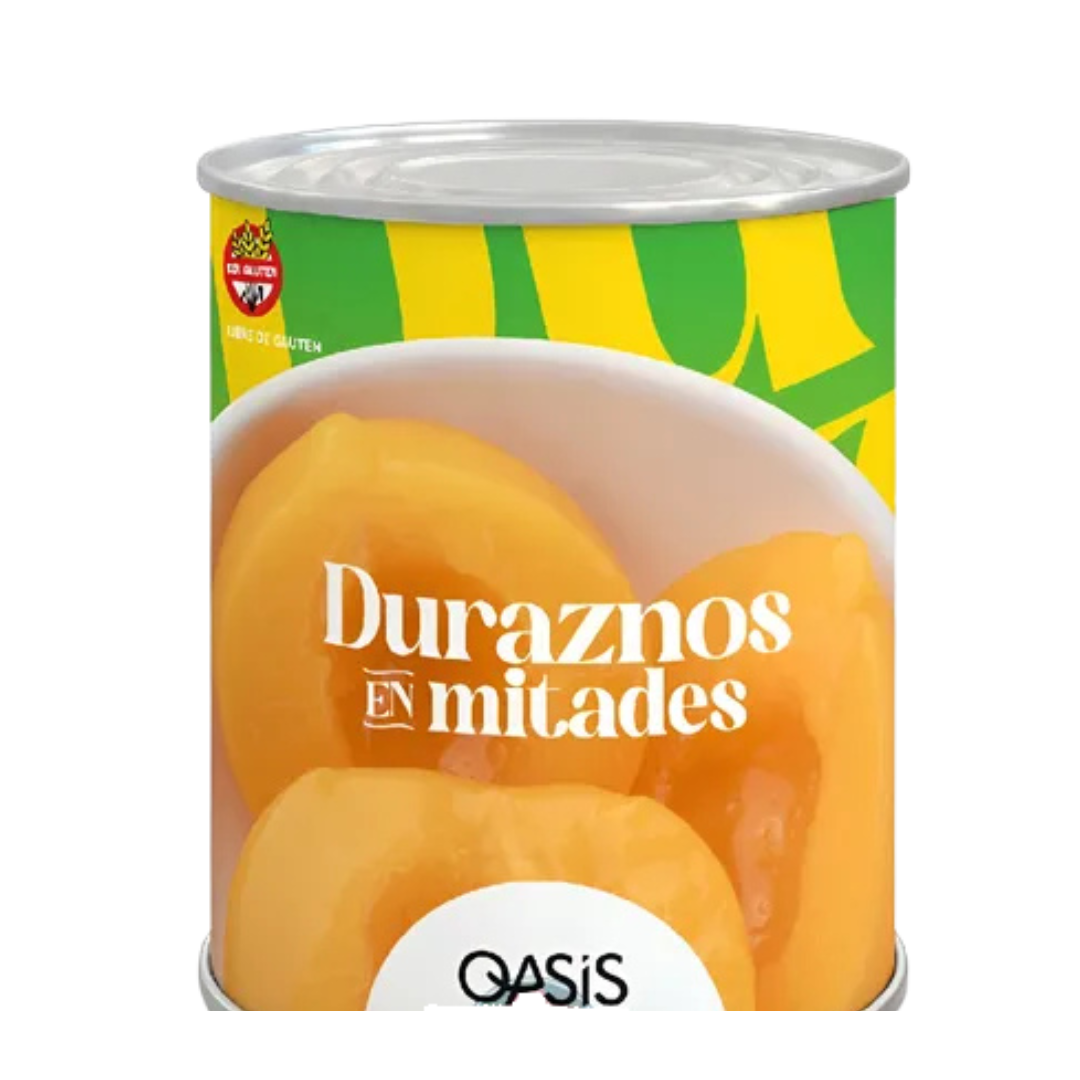 Durazno en mitades Oasis 820g