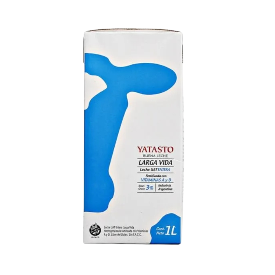 Leche Larga Vida Yatasto ENTERA 1L