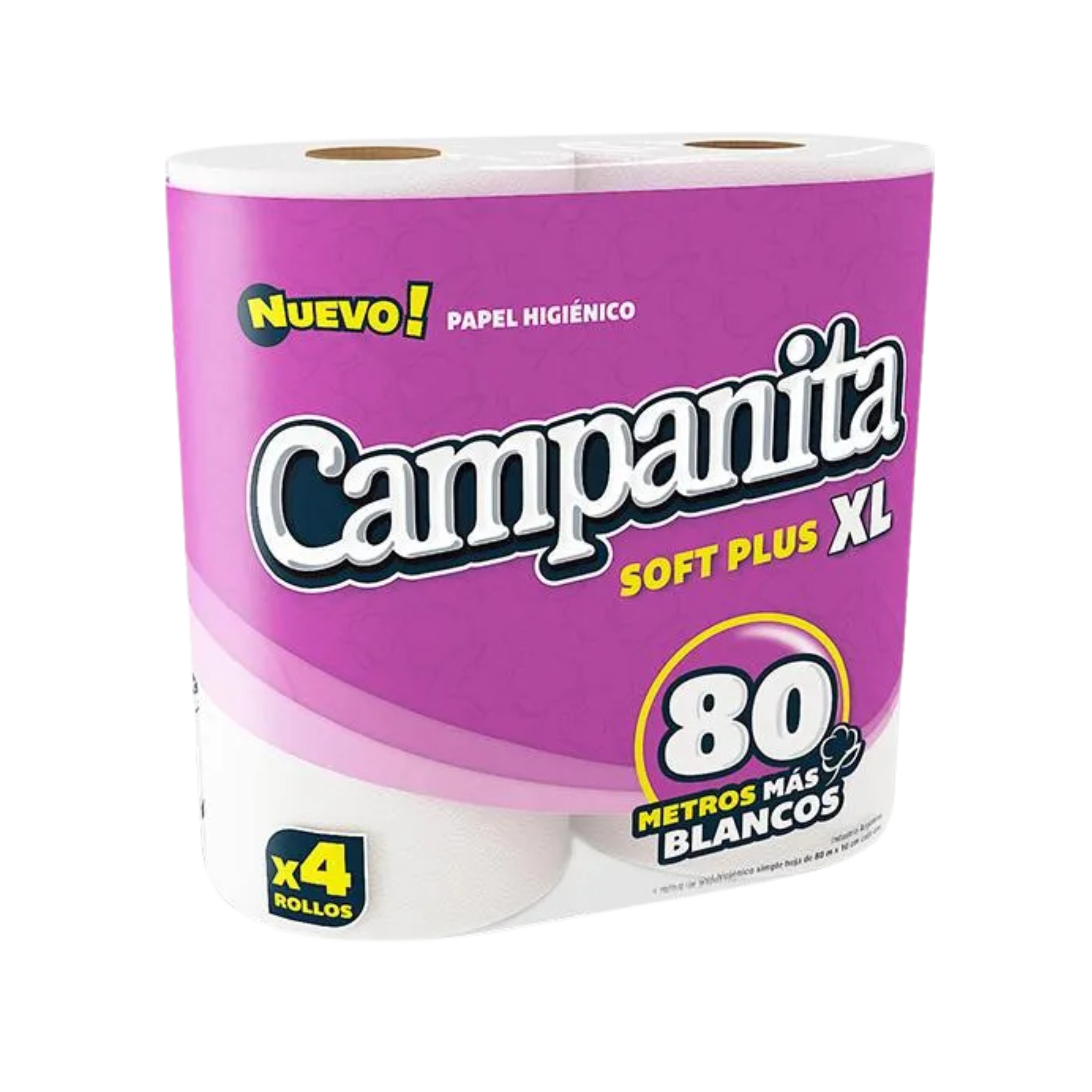 P. Higienico Campanita Soft Plus 80mts