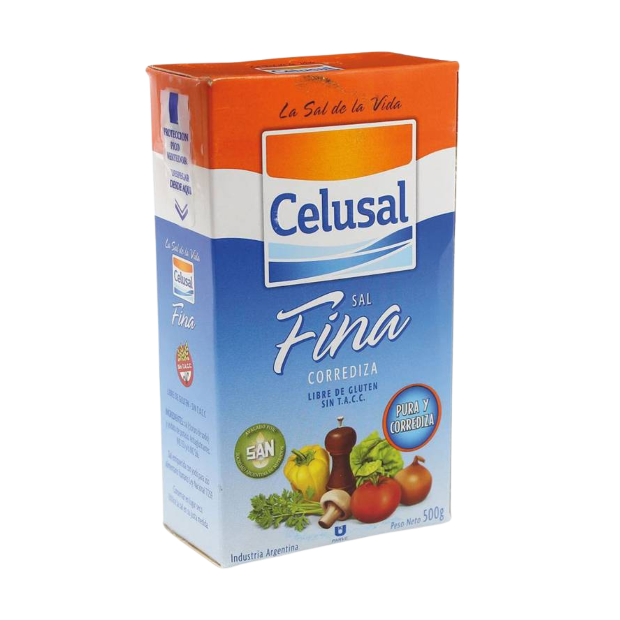 Sal fina en estuche Celusal 500g
